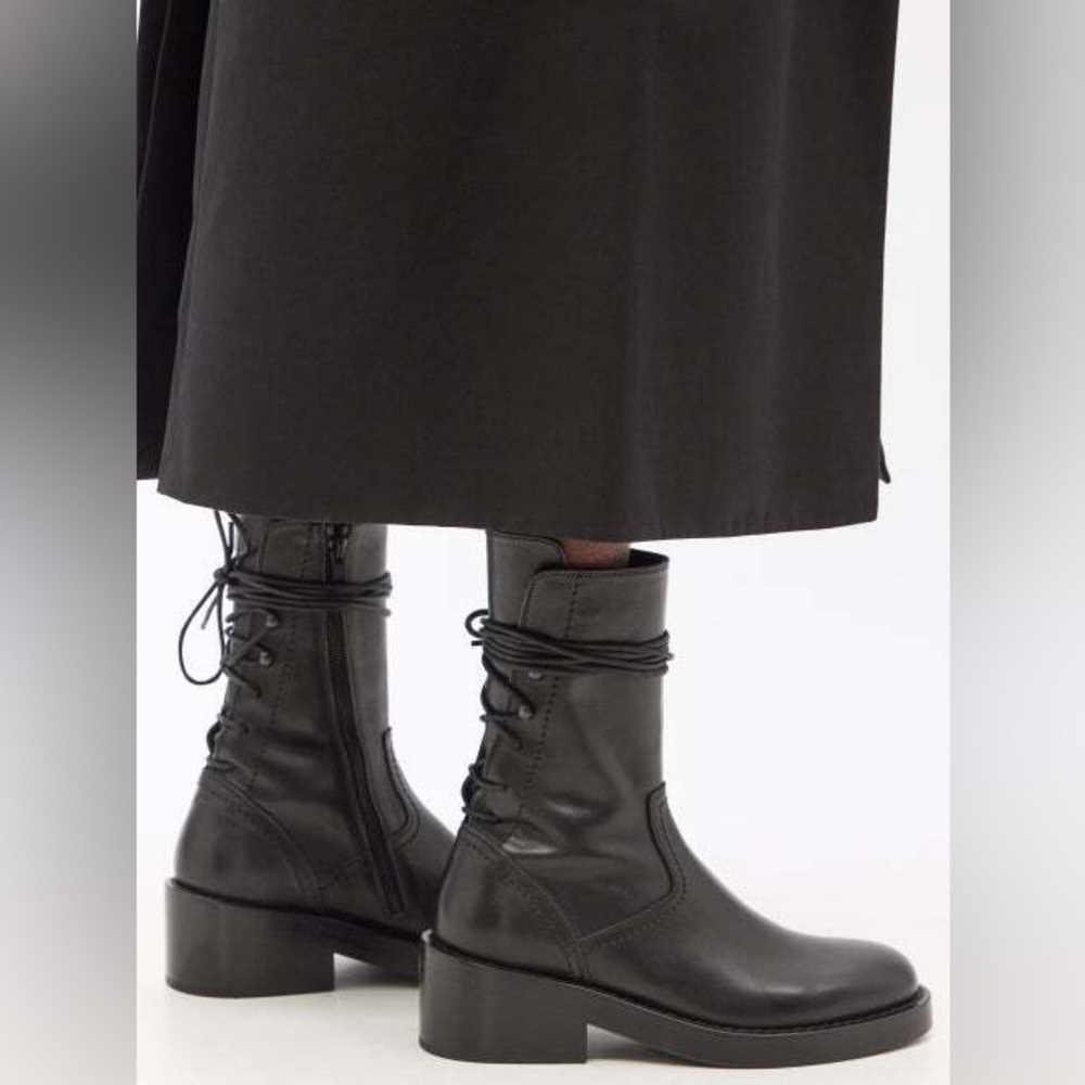 Ann Demeulemeester Henrica Lace Up Ankle Boots